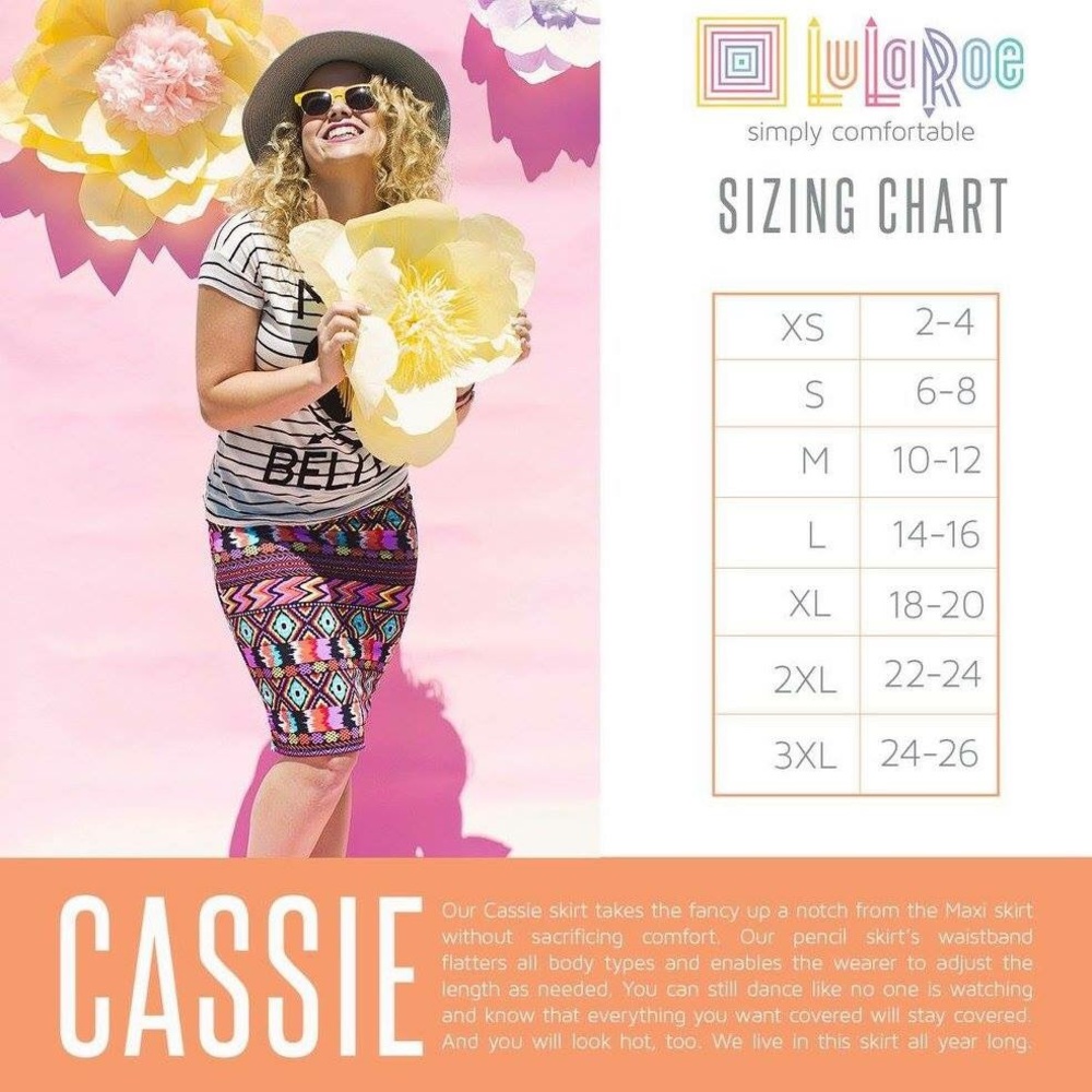 XS LuLaRoe pencil skirt XS - Picture 2 of 2